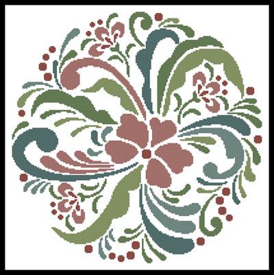 Rosemaling 8 - Artecy Cross Stitch