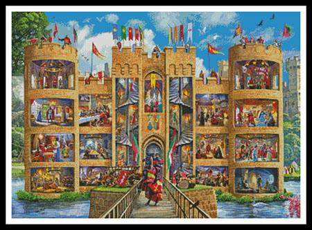 Castle Cutaway - Artecy Cross Stitch