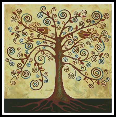 Abstract Tree Of Life - Artecy Cross Stitch