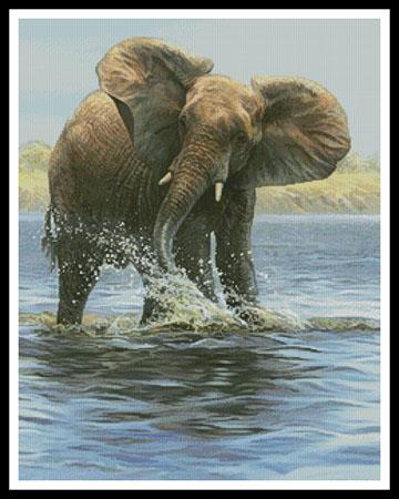 Elephant Painting - Artecy Cross Stitch