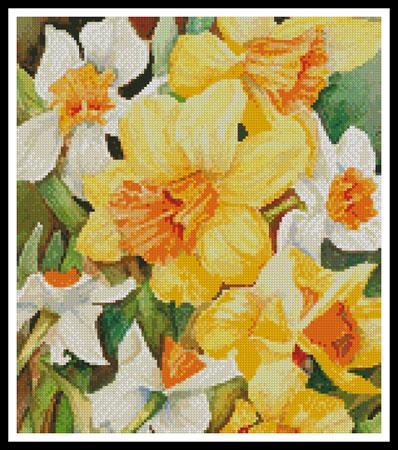 Early Spring Flowers (Crop) - Artecy Cross Stitch