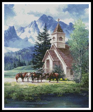 Friends In High Places (Crop) - Artecy Cross Stitch