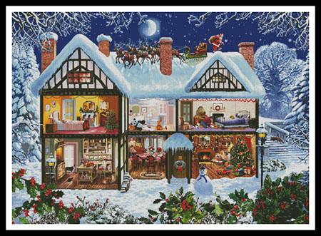 Winter House (Large) - Artecy Cross Stitch