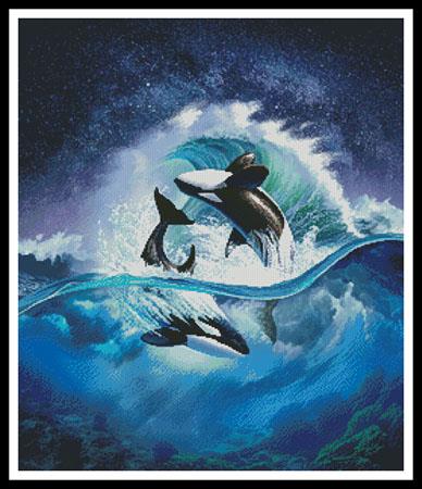 Orca Wave - Artecy Cross Stitch