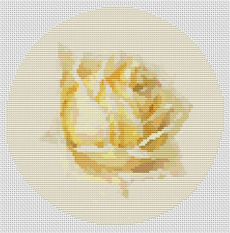 Study Of A Rose (Circular Chart) - Art of Stitch, The