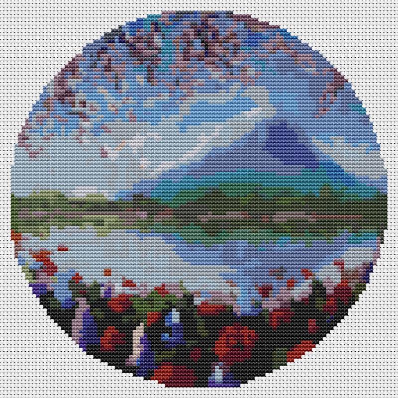 Blue Mountain (Circular Chart) - Art of Stitch, The