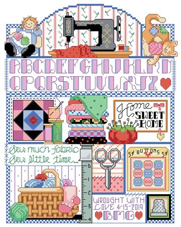 Stitching Sampler - Kooler Design Studio