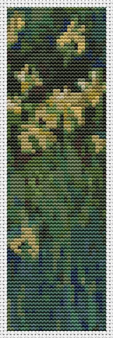 Yellow Irises (Bookmark Chart) - Art of Stitch, The