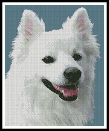 American Eskimo Dog 3 - Artecy Cross Stitch