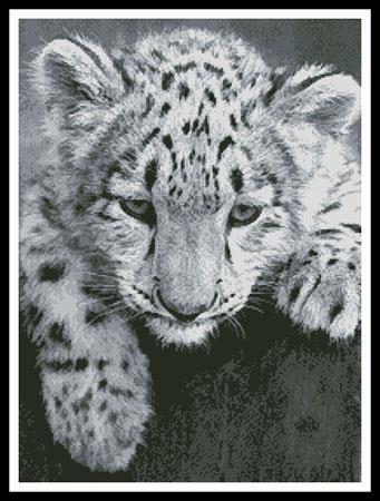 Snow Leopard Cub - Artecy Cross Stitch