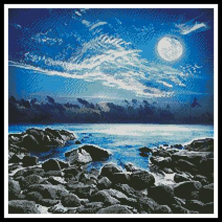 Moonlight Bay Photo - Artecy Cross Stitch