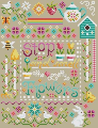 Pretty Flowers Sampler - Shannon Christine Designs