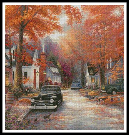 A Moment On Memory Lane (Crop 2) - Artecy Cross Stitch