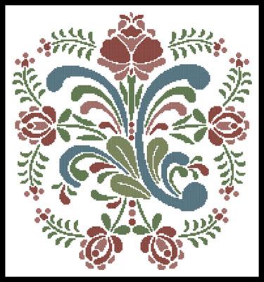 Rosemaling 9 - Artecy Cross Stitch