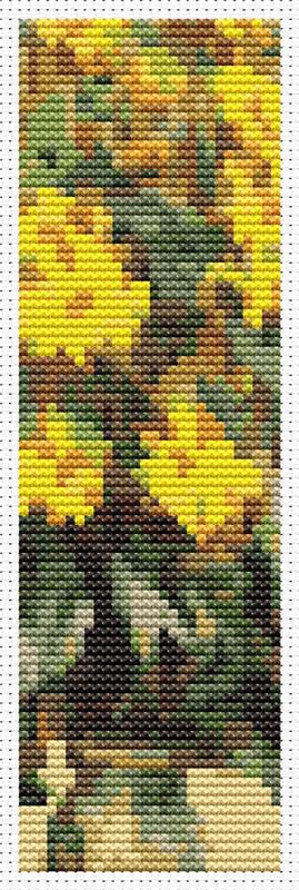 Jerusalem Artichokes (Bookmark Chart) - Art of Stitch, The