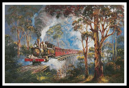 Puffing Billy (Large) - Artecy Cross Stitch