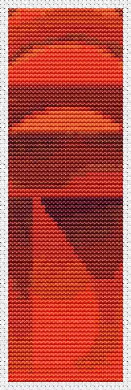 Quiet Burning (Bookmark Chart) - Art of Stitch, The