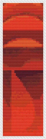 Quiet Burning (Bookmark Chart) - Art of Stitch, The