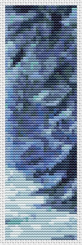 Blue Winter (Bookmark Chart) - Art of Stitch, The