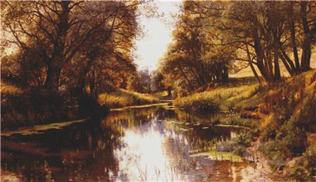 A Winding Stream In Summer - X Squared Cross Stitch