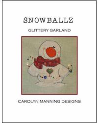 Snowballz: Glittery Garland - CM Designs