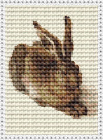 The Young Hare (Mini Chart) - Art of Stitch, The