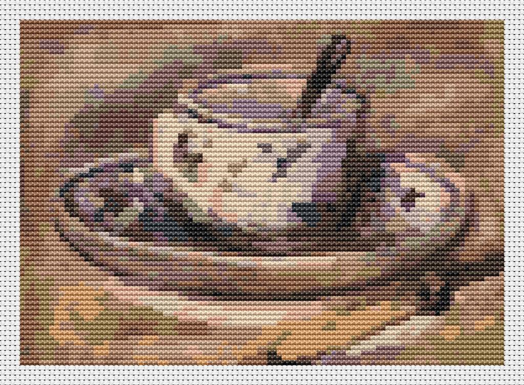 Still Life Of Coffee (Mini Chart) - Art of Stitch, The