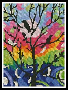 Mini Birds In Tree - Artecy Cross Stitch