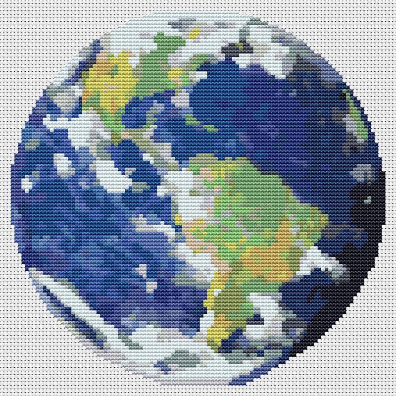 Earth (Circular Chart) - Art of Stitch, The