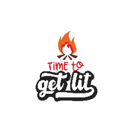 Time To Get Lit - Cross Stitch Wonders