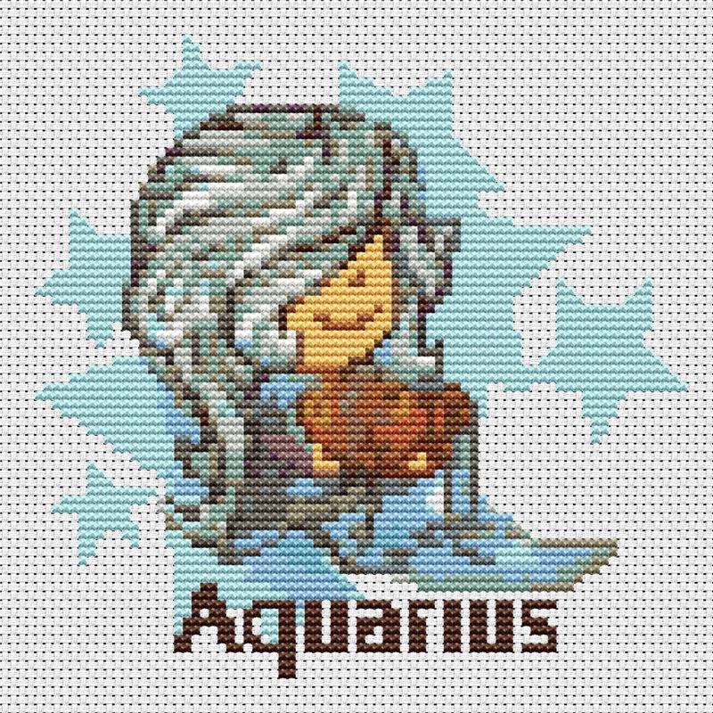 Zodiac Series: Aquarius - Art of Stitch, The