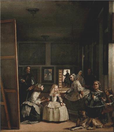 Las Meninas - X Squared Cross Stitch