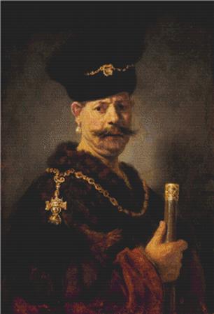 Polish Nobleman - X Squared Cross Stitch