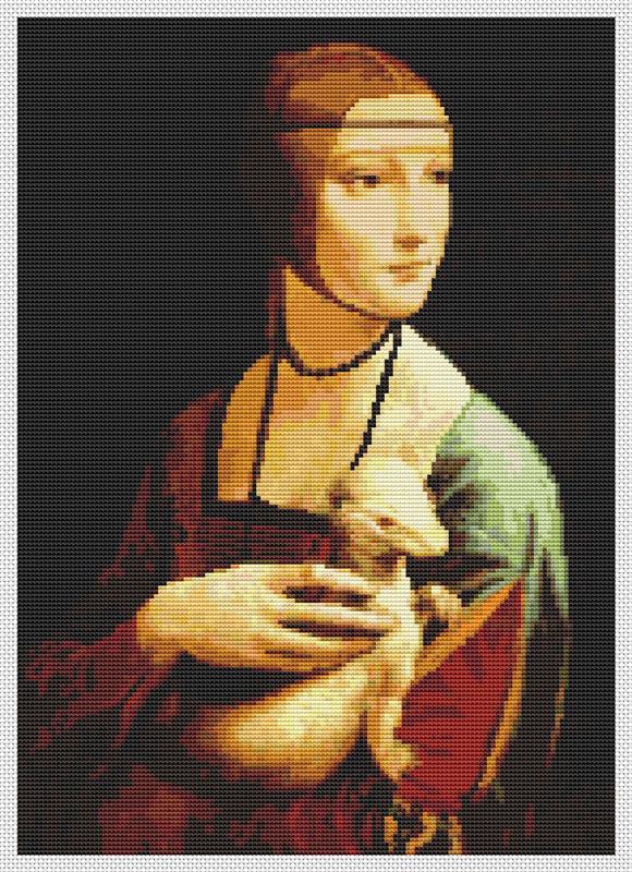 Lady With An Ermine - Art of Stitch, The