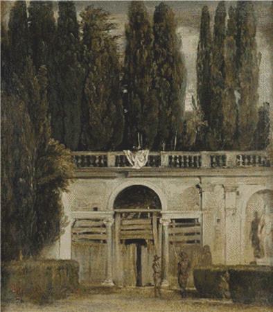 Villa Medici In Rome - X Squared Cross Stitch