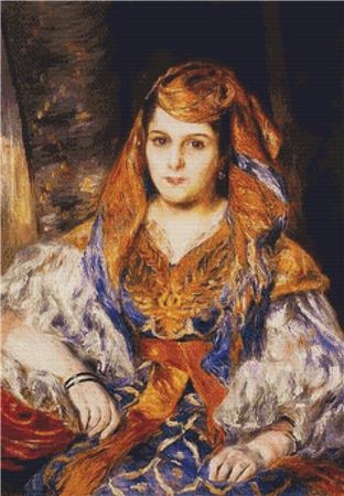 Madame Stora In Algerian Dress - X Squared Cross Stitch