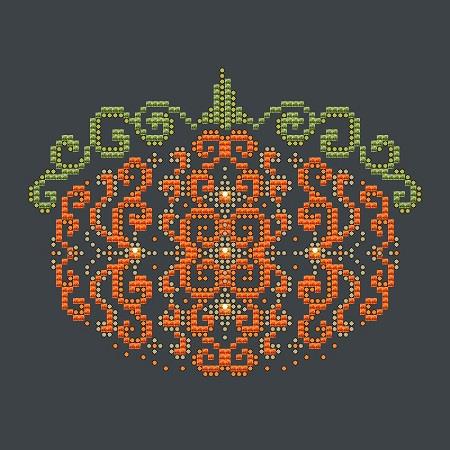 Orange Swirl Pumpkin - Shannon Christine Designs
