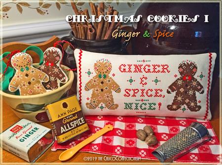 Christmas Cookies I; Ginger & Spice - Calico Confectionary