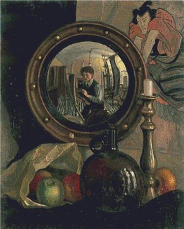 Still Life With Self Portrait - X Squared Cross Stitch