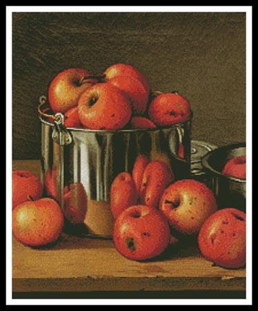 Apples In A Tin - Artecy Cross Stitch