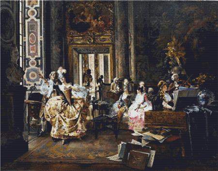 A Concert In Versailles - X Squared Cross Stitch