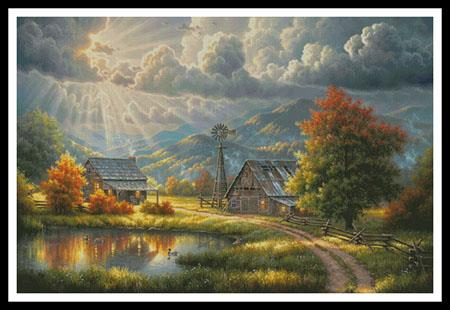 God Shed His Grace (Large) - Artecy Cross Stitch