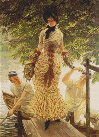 On The Thames - X Squared Cross Stitch