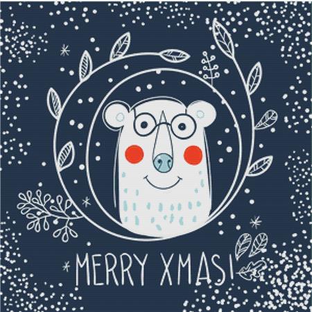 Merry Xmas - X Squared Cross Stitch