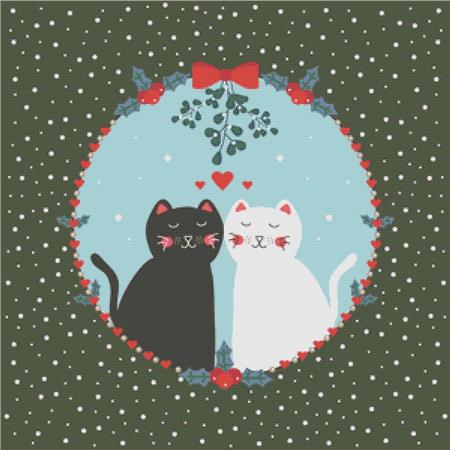 Cat Couple - X Squared Cross Stitch