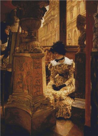 In The Louvre - X Squared Cross Stitch