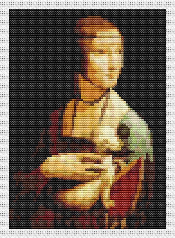 Lady With An Ermine (Mini Chart) - Art of Stitch, The