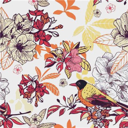 Beautiful Blossoms - X Squared Cross Stitch