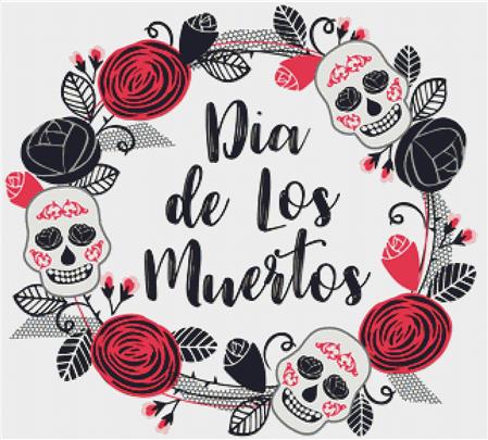 Dia De Los Muertos - X Squared Cross Stitch