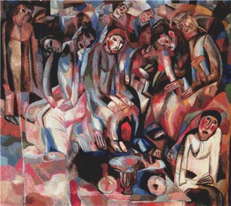 At The Table - X Squared Cross Stitch